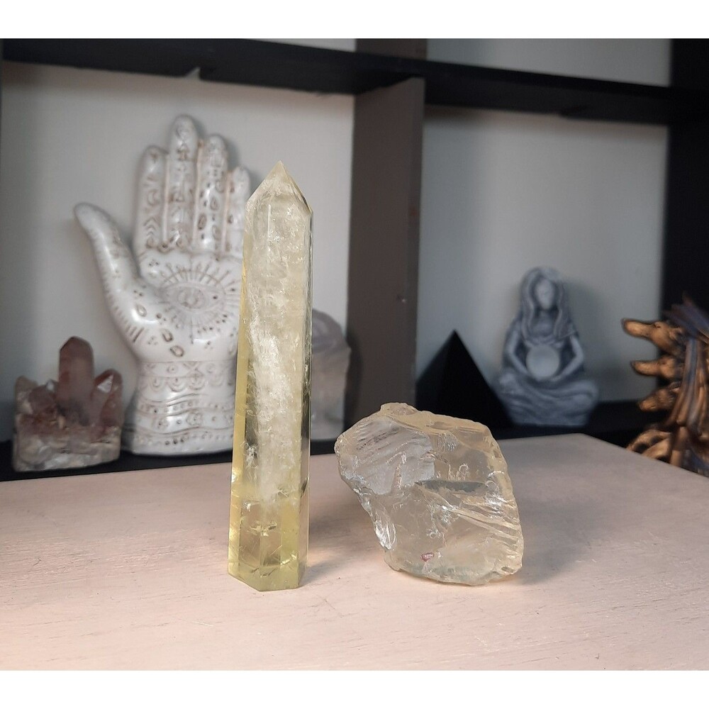Rainbow Citrine Quartz Crystal Set - Picture 6 of 8